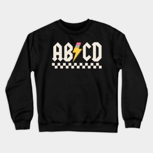 Abcd - Back To School Crewneck Sweatshirt